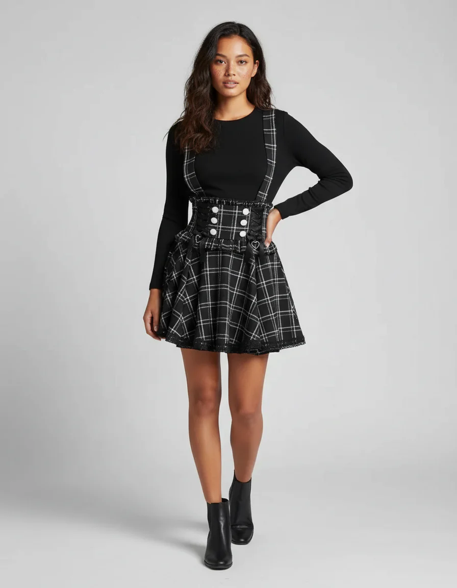Jupe Patineuse Bretelle