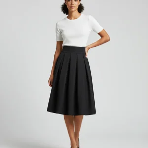 Jupe Patineuse Noire Grande Taille