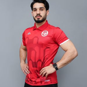 Maillot Officiel Équipe Nationale 2024 – Rouge Homme