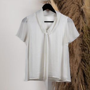 Blouse col lavaliere