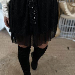 Jupette tulle noire