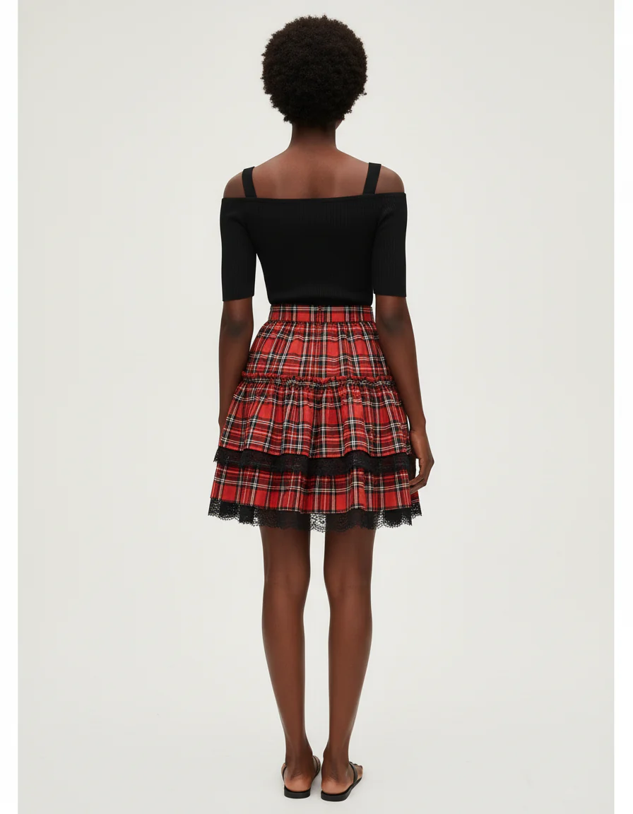 Jupe Patineuse Tartan – Image 2