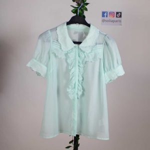 Haut col manches courtes