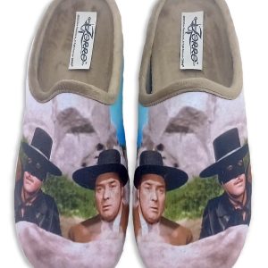 Mules Cinéma “La Maison de l’Espadrille” – “modèle Z 100 gris” – semelles caoutchouc antidérapantes – TAILLES 43 – 44