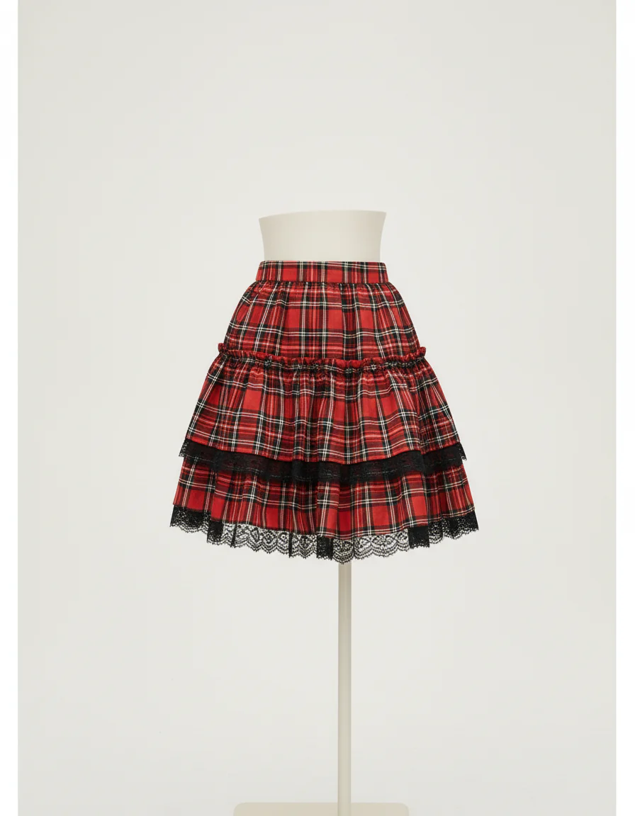 Jupe Patineuse Tartan – Image 3