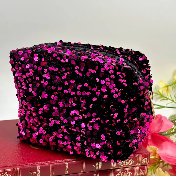 Trousse à maquillage sequins – Image 2
