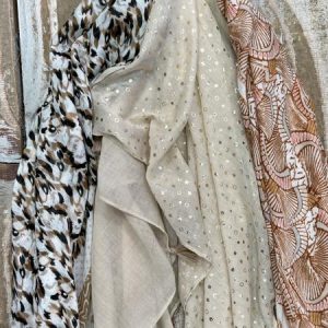 Echarpe Patch beige/marron