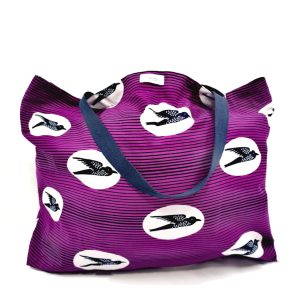 sac wax violet big shopper Hirondelles