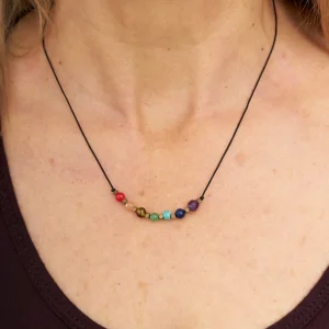 Collier pierres naturelles 20cm