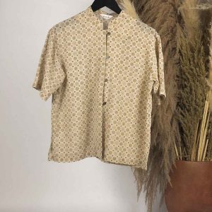 Chemise a motif rond