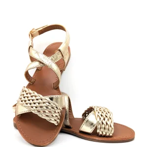 Sandales dorées Agathoises