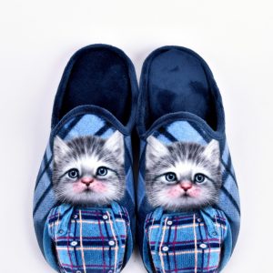 Mules – “La maison de l’Espadrille – femme – marine – “modèle Mireille 9005” – semelles caoutchouc antidérapantes – très souples et confortables – TAILLES 38 – 40 – 41