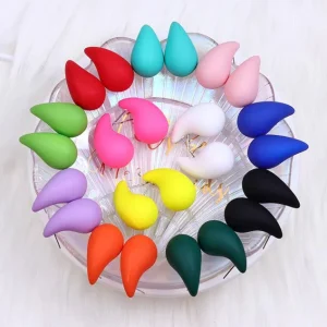 Boucles d'oreilles Goutte d'Eau Mat - Plusieurs Variétés
