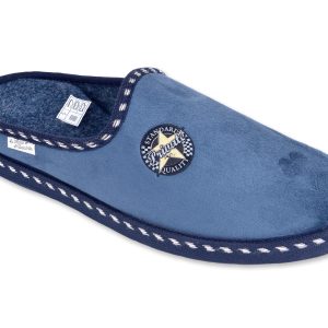 Mules classiques “La Maison de l’Espadrille” – homme – marine – “modèle Grégory 6865” – semelles caoutchouc antidérapantes – TAILLES 40 – 43 – 44 – 46