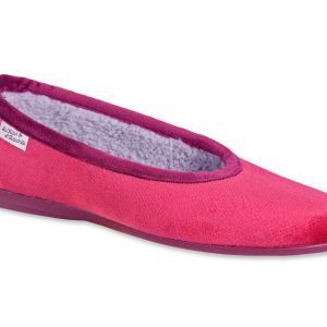 Ballerines – “La maison de l’Espadrille – femme velours – Bordeaux – “modèle Pascaline 6192” – tissus très souple – intérieur tissus très doux – semelles caoutchouc antidérapantes – doublé tissu velours – TAILLES 37 à 41
