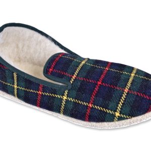 Charentaises de “l’Atelier Charentaises” – homme – “modèle Pol” – semelles feutre avec protection crêpe – fourré laine – TAILLES 41 à 45