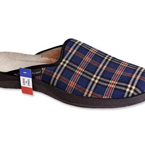 Mules “Fargeot” – Homme – “modèle Peps” – marine – semelles caoutchouc antidérapantes – TAILLES 43 – 45