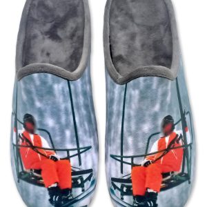 Mules Cinéma “La Maison de l’Espadrille” – modèle “Les bronzés” – semelles caoutchouc antidérapantes – TAILLE 45