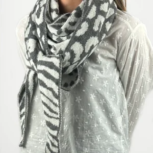Echarpe gris Anita