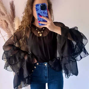 BLOUSE A VOLANTS - MONICA