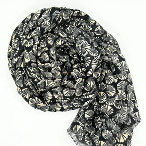 Foulard noir Cathya