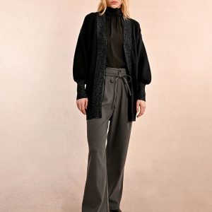 Gilet avec finition lurex