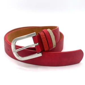 Ceinture Rouge cuir Ginny