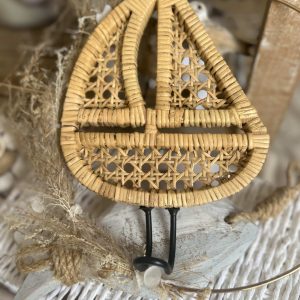 Patère voilier naturel