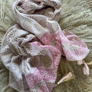 Echarpe Estelle rose