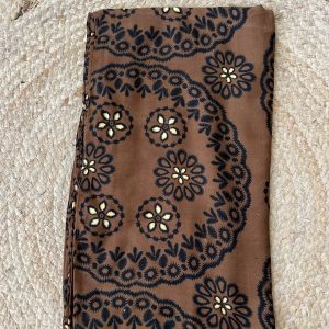 Écharpe caramel  doré