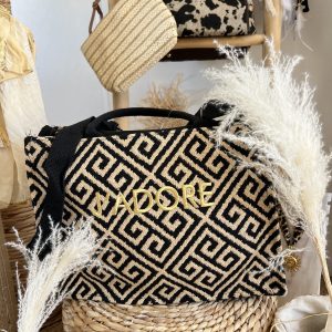 Sac J’adore noir doré