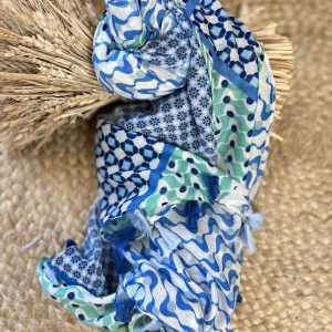 Echarpe bleu