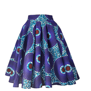 JUPE EVASEE BLEU -Ely « Gamaphone »