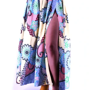 Jupe longue en wax Akokovi