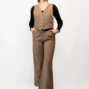 Pantalon taupe Manon