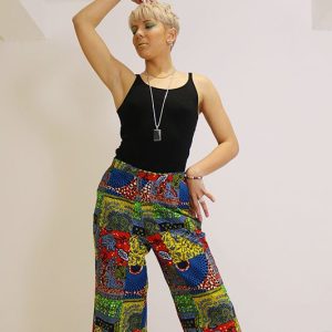 Pantalon ample en wax « Anaé »