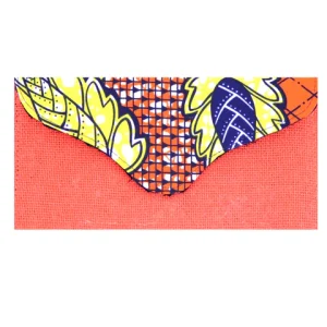 Pochette wax Mimivi orange