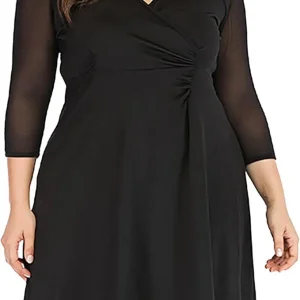 Robe Trapèze Légère Noire
