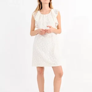 Robe en dentelle a sequins