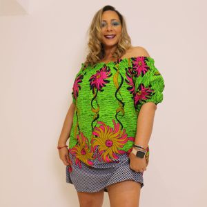 Robe en wax d&rsquo;été « Mama »