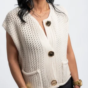 Gilet sans manche écru Trendy