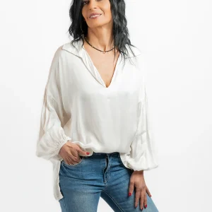 Haut Elly blanc cassé