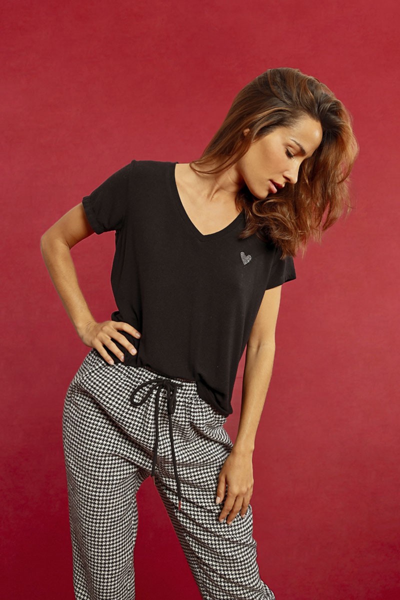 T-shirt encolure V – Image 3