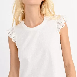 Top à bretelles et volants