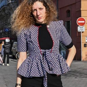 Veste en wax kwassiba