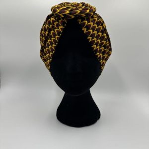 Turban roulé wax