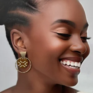 Boucles d’oreilles créole brillante