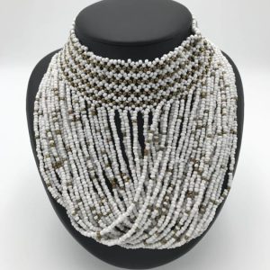 Collier rivière de perles