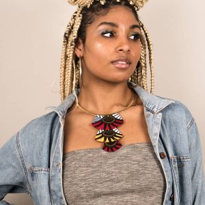 Collier pendentif wax