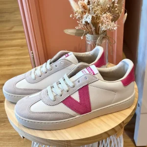 BASKETS BLANCHES CUIR VICTORIA BERLIN